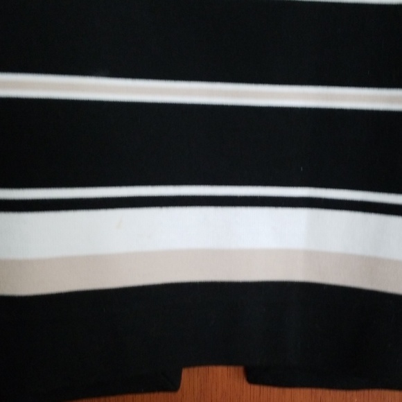 NWOT Black, white, and taupe WHBM size 10 skirt - Picture 2 of 4
